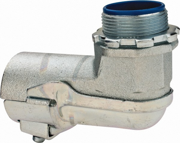 Thomas & Betts Conduit Connector: For FMC, Malleable Iron, 1-1/2" Trade Size - 3139