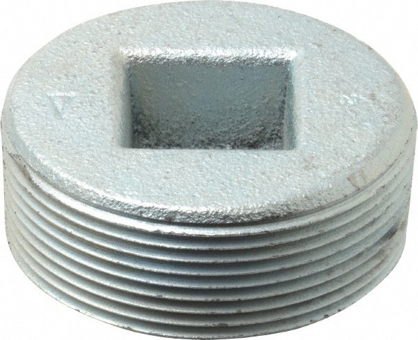 Cooper Crouse-Hinds Conduit Plug: For Rigid & Intermediate (IMC), Cast Iron, 1/2" Trade Size - PLG1M