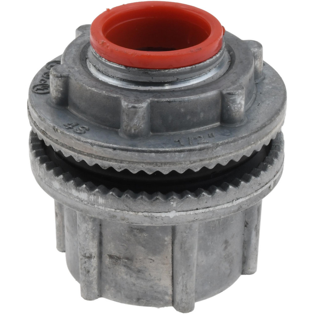 Hubbell-Raco Conduit Hub: For Rigid & Intermediate (IMC), Die Cast Zinc, 1/2" Trade Size - 1702