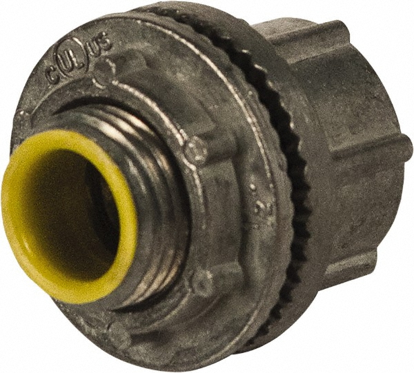 Hubbell-Raco Conduit Hub: For Rigid & Intermediate (IMC), Die Cast Zinc, 1/2" Trade Size - 1702