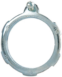 Cooper Crouse-Hinds Conduit Locknut: For Rigid & Intermediate (IMC), Steel, 1-1/4" Trade Size - 14