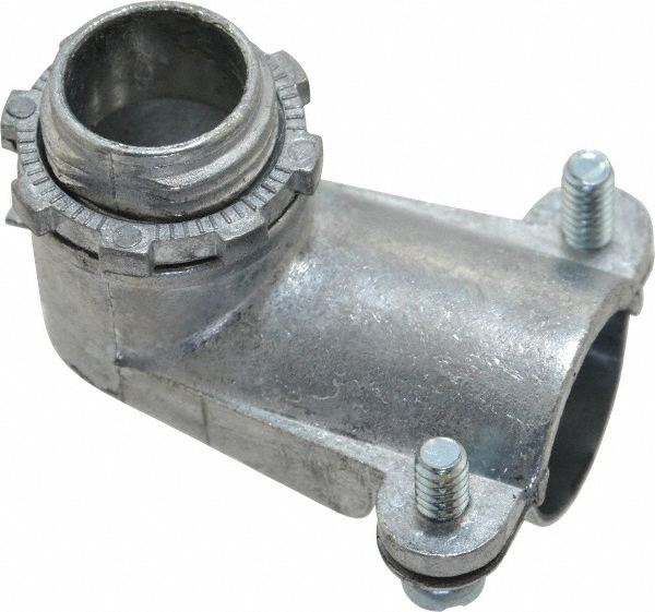 Cooper Crouse-Hinds Conduit Connector: Die Cast Zinc, 3/8" Trade Size - 759DC