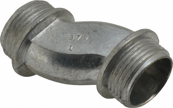Thomas & Betts Conduit Nipple: For Rigid & Intermediate (IMC), Die Cast Zinc, 1/2" Trade Size - HO221