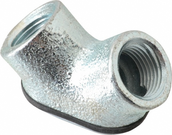 Cooper Crouse-Hinds Conduit Elbow: For Rigid & Intermediate (IMC), Malleable Iron, 3/4" Trade Size - 821