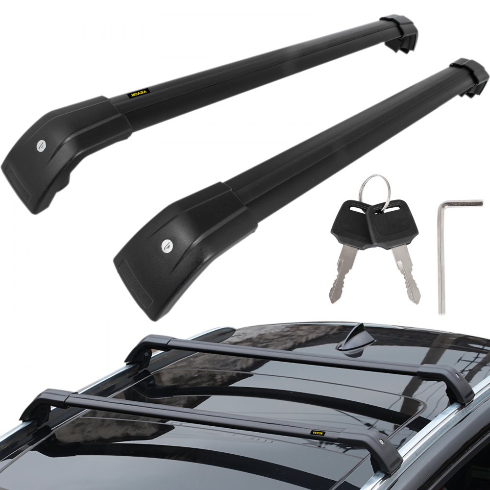 VEVOR Cross Bar Roof Racks for Hyundai Tucson 2016 2017 2018 2019 2021 Black Color New Top Roof Rack Crossbar Black - CDJ16-18XDSTHS001V0