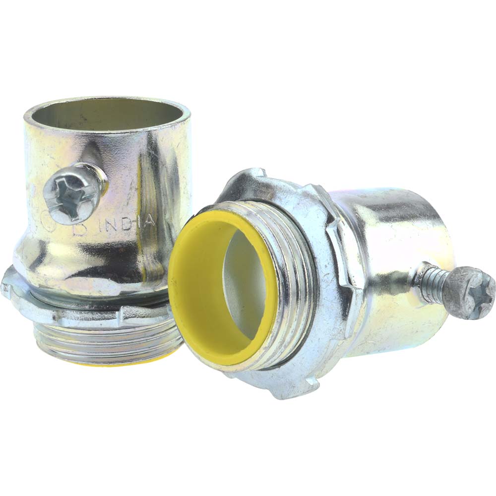 Cooper Crouse-Hinds Conduit Connector: For EMT, Steel, 3/4" Trade Size - 451