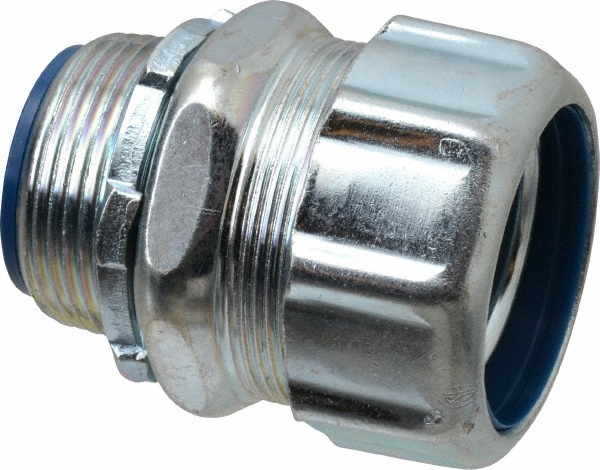 Thomas & Betts Conduit Connector: For Liquid-Tight, Steel, 2" Trade Size - 5337