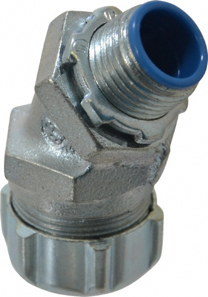 Thomas & Betts Conduit Connector: For Liquid-Tight, Steel, 2" Trade Size - 5337