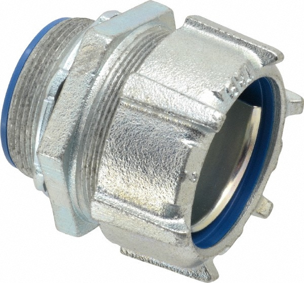 Thomas & Betts Conduit Connector: For Liquid-Tight, Steel, 2" Trade Size - 5337