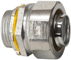 Thomas & Betts Conduit Connector: For Liquid-Tight, Steel, 2" Trade Size - 5337
