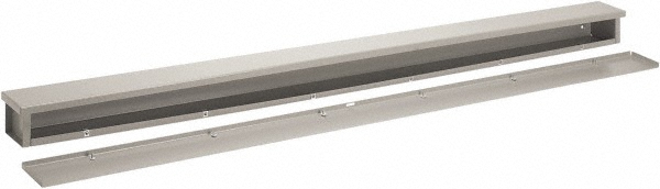 Cooper B-Line 4" High x 102mm Wide x 24" Long, Screw Mount Solid Wall Wire Duct - 11781245