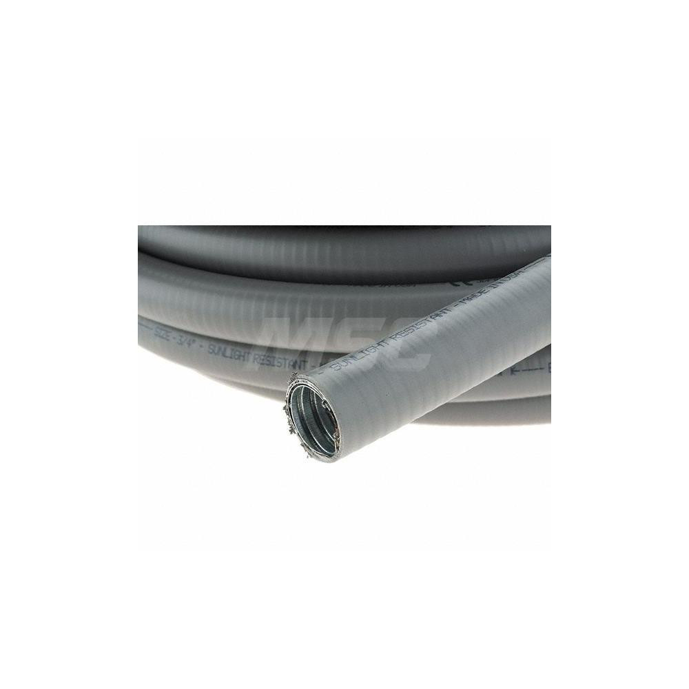 Made in USA 3/4" Trade Size, 50' Long, Flexible Liquidtight Conduit - 12116