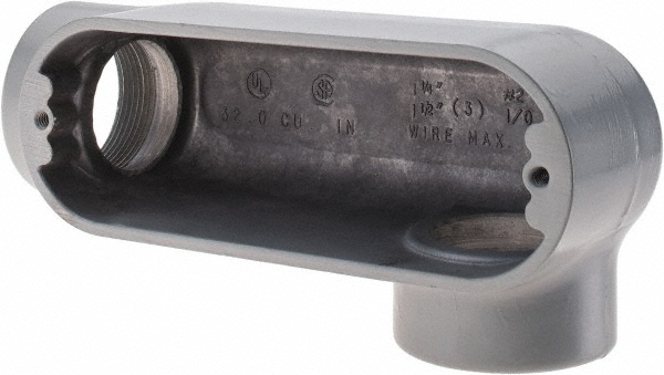 Thomas & Betts LL Body, 1-1/2" Trade, IMC, Rigid Aluminum Conduit Body - ALL-5