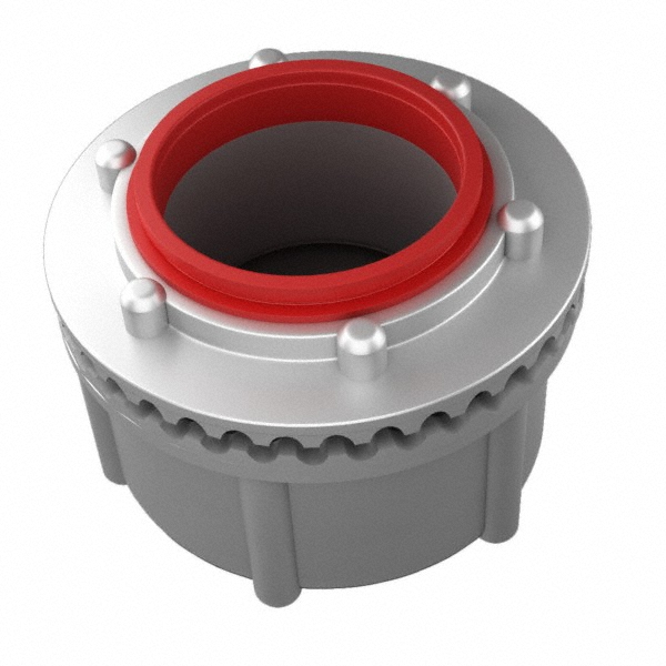 Thomas & Betts Conduit Hub: For Rigid & Intermediate (IMC), Zinc, 3/4" Trade Size - H075-TB