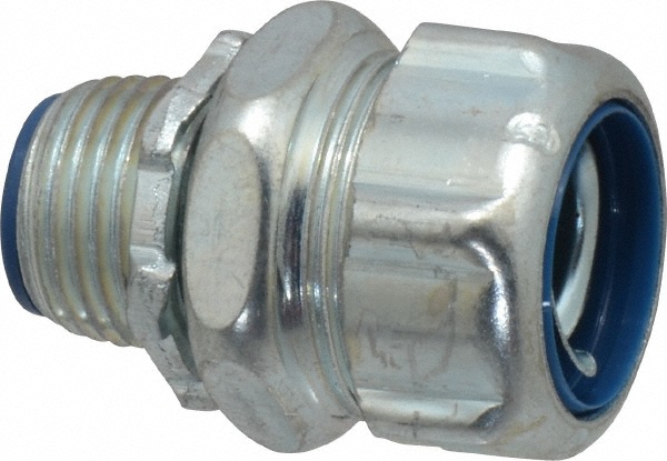 Value Collection Conduit Connector: For Liquid-Tight, Polyvinylchloride, 1/2" Trade Size - BD-17586