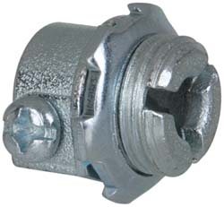 Cooper Crouse-Hinds Conduit Connector: For FMC, Malleable Iron, 3/8" Trade Size - 702V