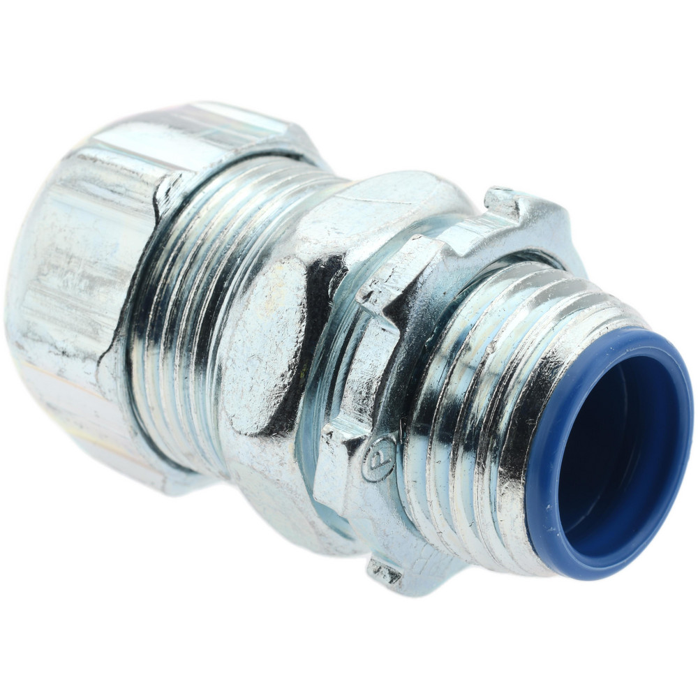 Cooper Crouse-Hinds Conduit Connector: For FMC, Malleable Iron, 3/8" Trade Size - 702V