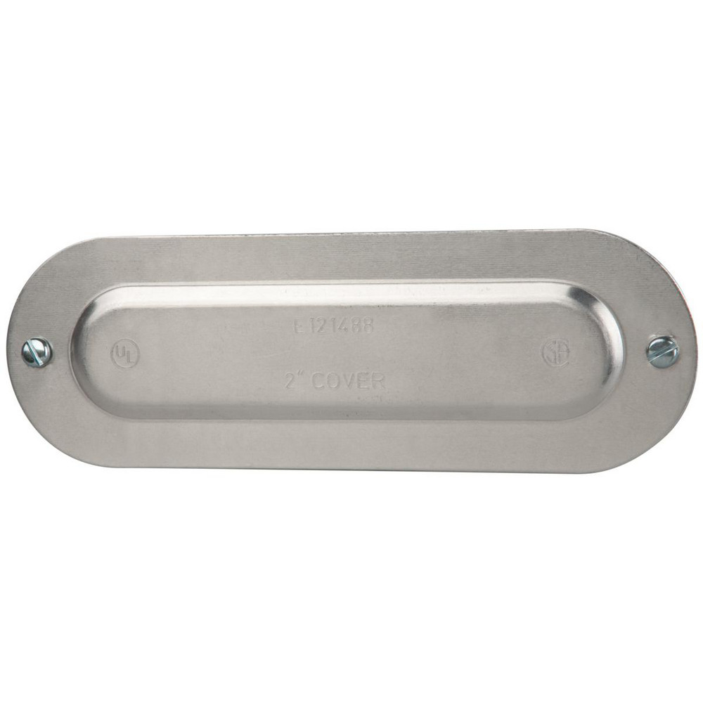 Cooper Crouse-Hinds 1/2" Trade, Aluminum Conduit Body Cover Plate - 150