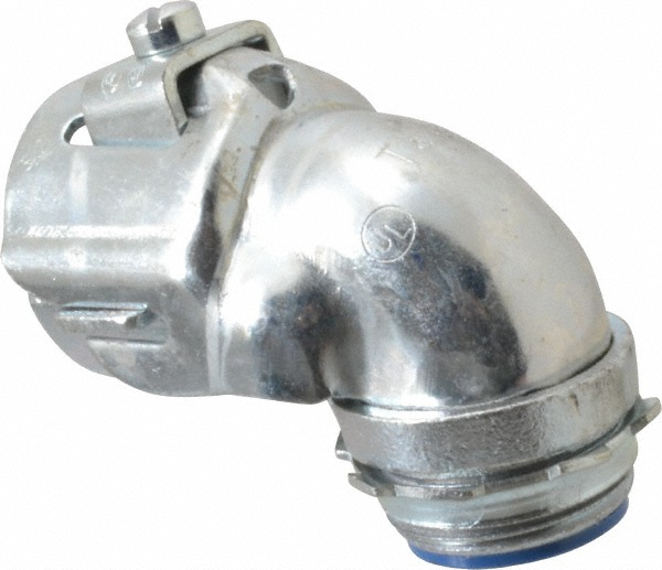 Thomas & Betts Conduit Connector: For FMC, Malleable Iron, 1" Trade Size - 3137