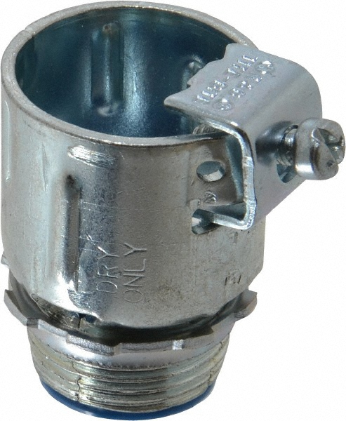 Thomas & Betts Conduit Connector: For FMC, Malleable Iron, 1" Trade Size - 3137