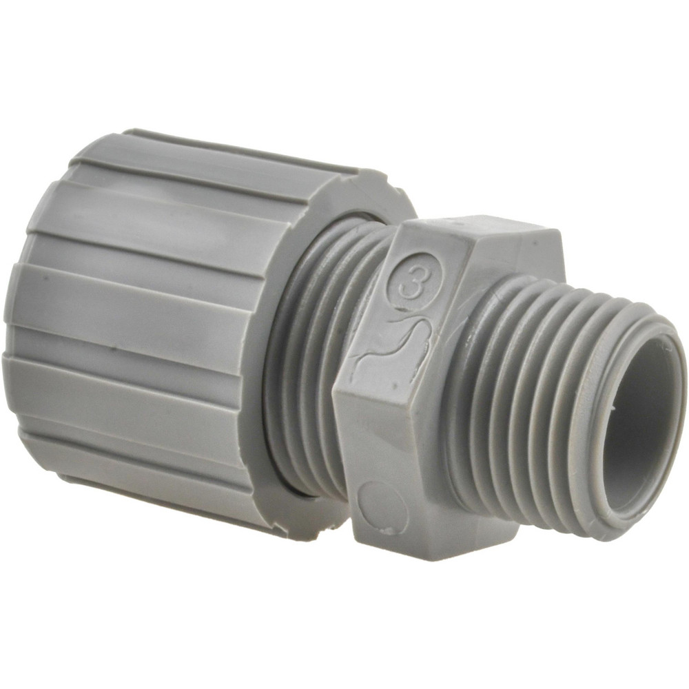 Thomas & Betts Conduit Connector: For FMC, Malleable Iron, 1" Trade Size - 3137