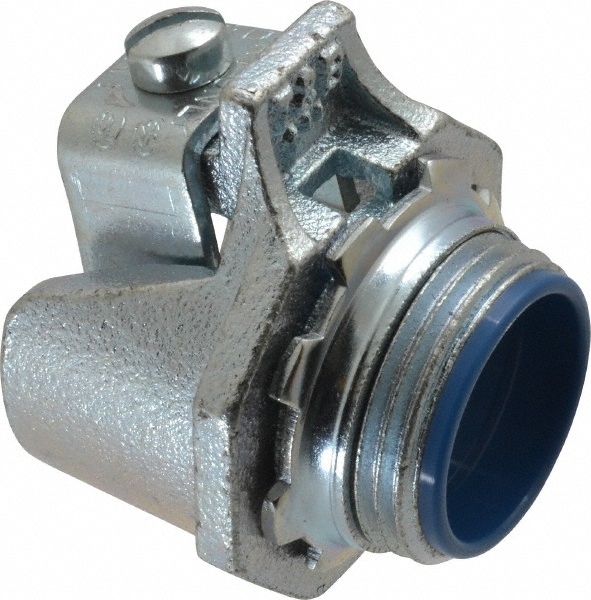 Thomas & Betts Conduit Connector: For FMC, Malleable Iron, 1" Trade Size - 3137