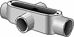 Hubbell Killark Form 35, LB Body, 1" Trade, IMC, Rigid Malleable Iron Conduit Body - OLB-3M