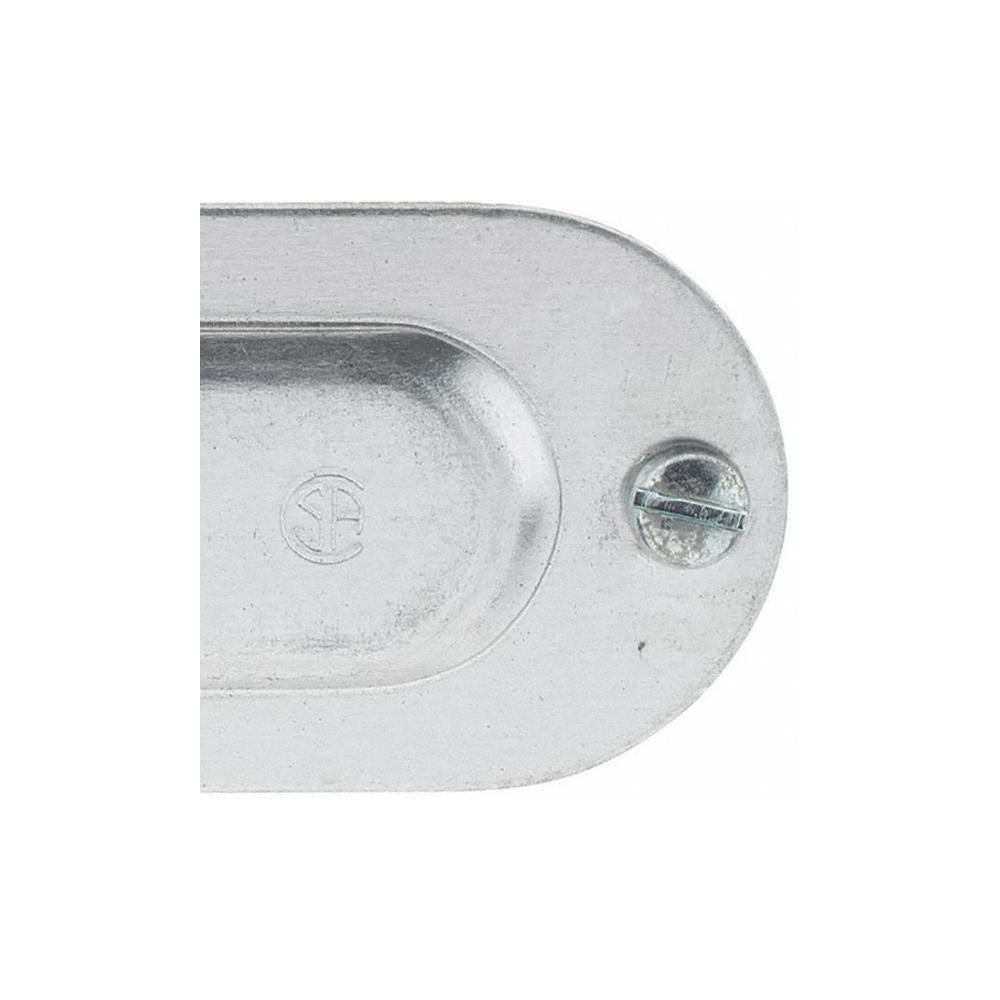 Value Collection 3/4" Trade, Aluminum Conduit Body Cover Plate - BD--17881-CC