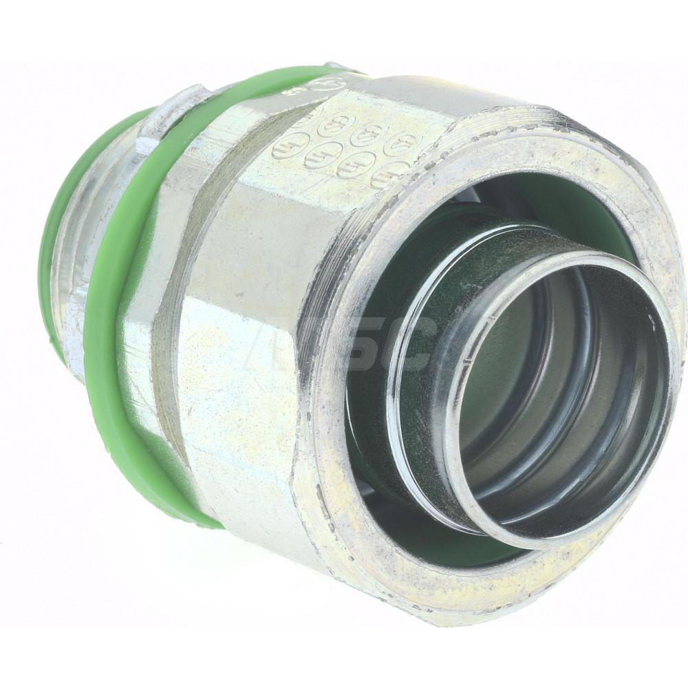 Cooper Crouse-Hinds Conduit Connector: For Liquid-Tight, Steel, 3/4" Trade Size - LTBK75