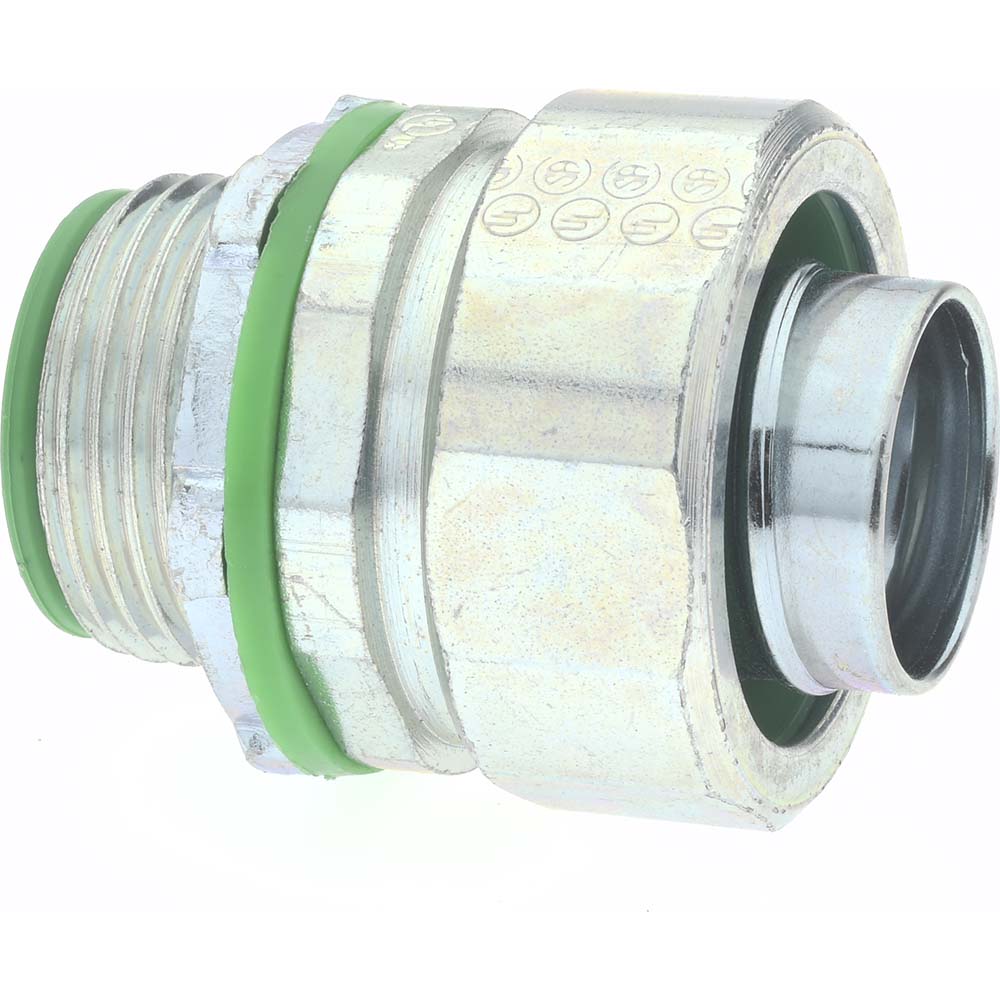 Cooper Crouse-Hinds Conduit Connector: For Liquid-Tight, Steel, 3/4" Trade Size - LTBK75