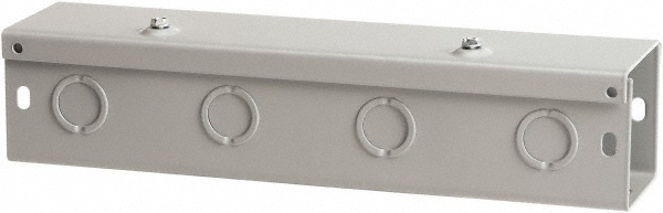 nVent Hoffman 4" High x 4" Wide x 60" Long, Screw Mount Solid Wall Wire Duct - F44G60WK