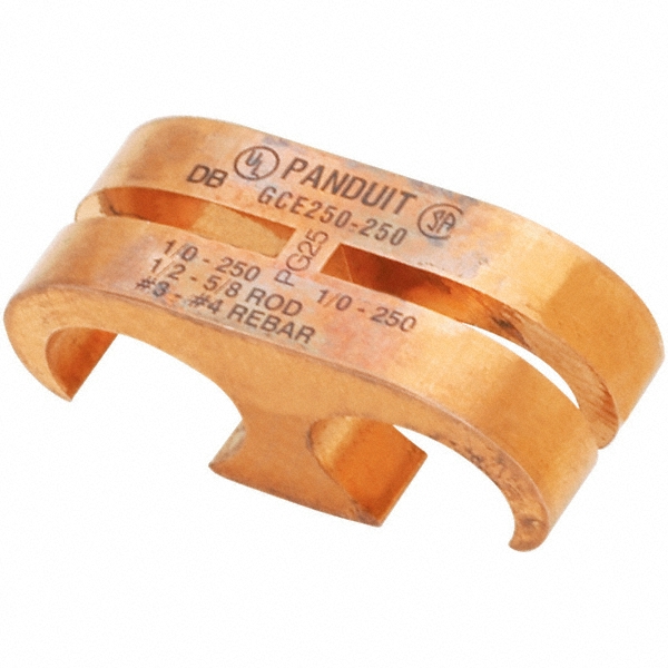 Panduit 1/0 & 6 to 1/0 AWG Compatible Grounding Clamp - GCE250-250