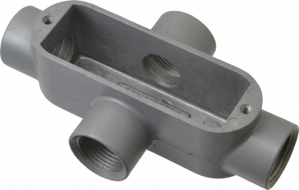 Hubbell Killark Form 85, X Body, 1" Trade, IMC, Rigid Aluminum Conduit Body - OX-3