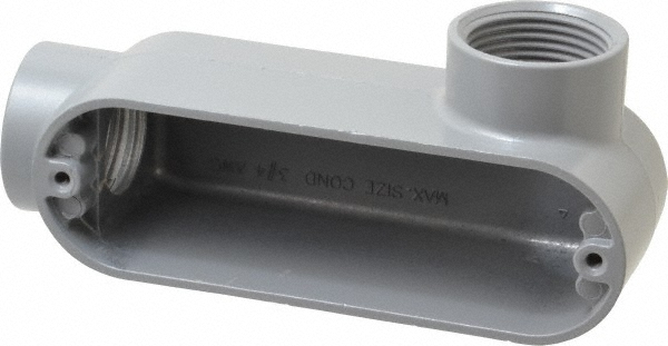 Hubbell Killark Form 85, X Body, 1" Trade, IMC, Rigid Aluminum Conduit Body - OX-3