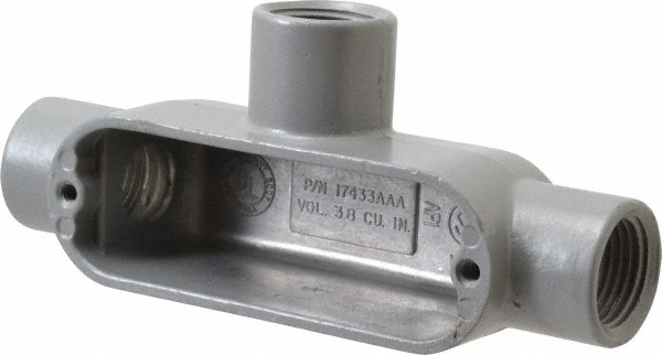 Hubbell-Raco Conduit Bodies: Conduit Form Type: 85; Conduit Body Type: T - T075