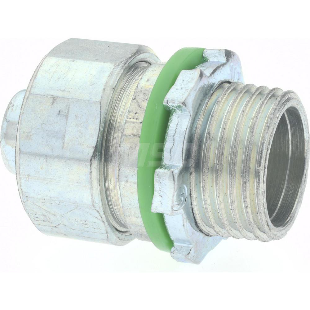 Cooper Crouse-Hinds Conduit Connector: For Liquid-Tight, Steel, 3/8" Trade Size - LTK38