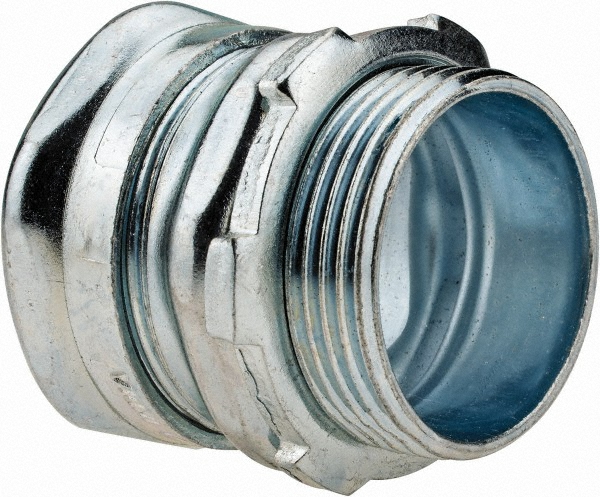 Cooper Crouse-Hinds Conduit Connector: For EMT, Steel, 1-1/4" Trade Size - 653