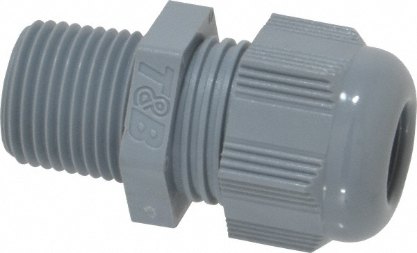 Thomas & Betts Conduit Cable Gland: For Liquid-Tight, Nylon, 3/4" Trade Size - CC-NPT-34-G