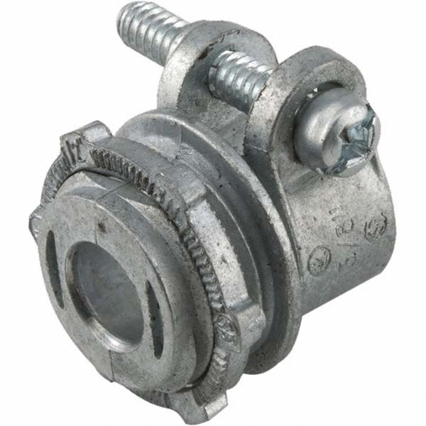 Hubbell-Raco Conduit Connector: For FMC, 3/8" Trade Size - 2191