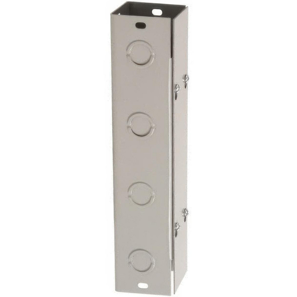 nVent Hoffman 6" High x 6" Wide x 12" Long, Screw Mount Solid Wall Wire Duct - F66T112GVP