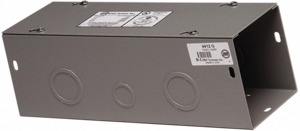 nVent Hoffman 6" High x 6" Wide x 12" Long, Screw Mount Solid Wall Wire Duct - F66T112GVP