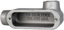 Thomas & Betts LR Body, 1-1/4" Trade, IMC, Rigid Aluminum Conduit Body - ALR-4