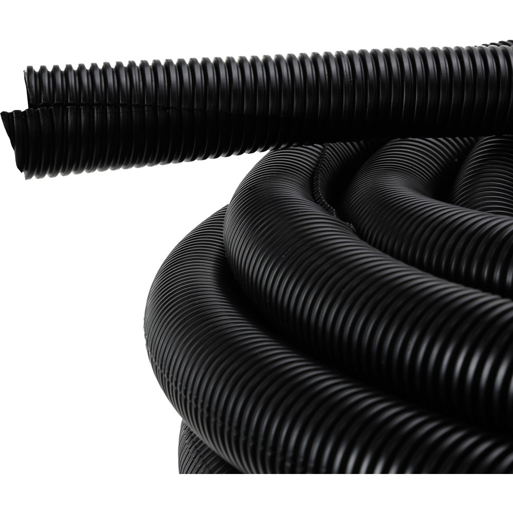 Made in USA 5/8" Trade Size, 100' Long, Flexible Split Loom Conduit - AL-SLPE-625-0C