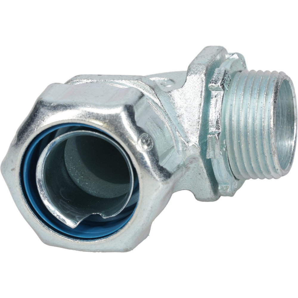 Thomas & Betts Conduit Connector: For Liquid-Tight, Malleable Iron, 3/4" Trade Size - 5253