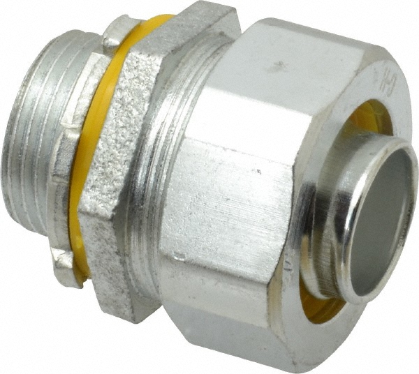 Thomas & Betts Conduit Connector: For Liquid-Tight, Malleable Iron, 3/4" Trade Size - 5253