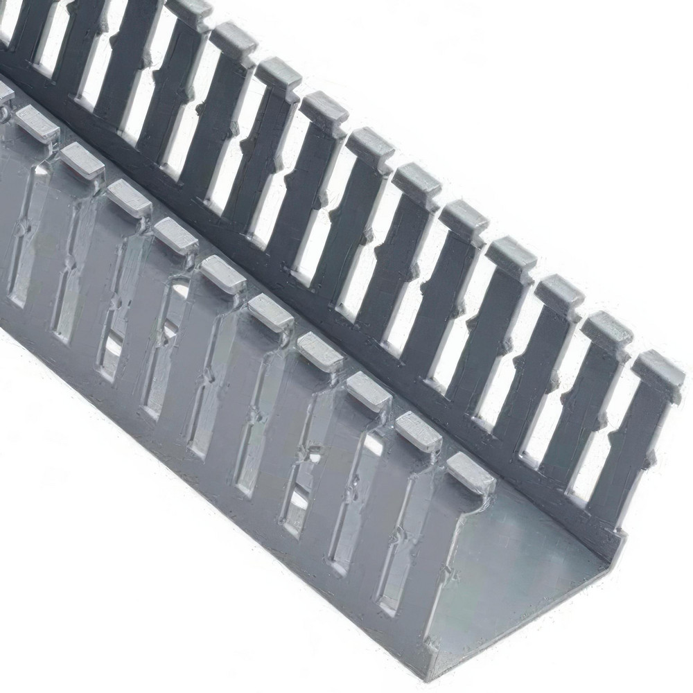 Panduit "Wire Duct: Slotted Wall, 4.1" High, Screw Mount" - F3X4LG6