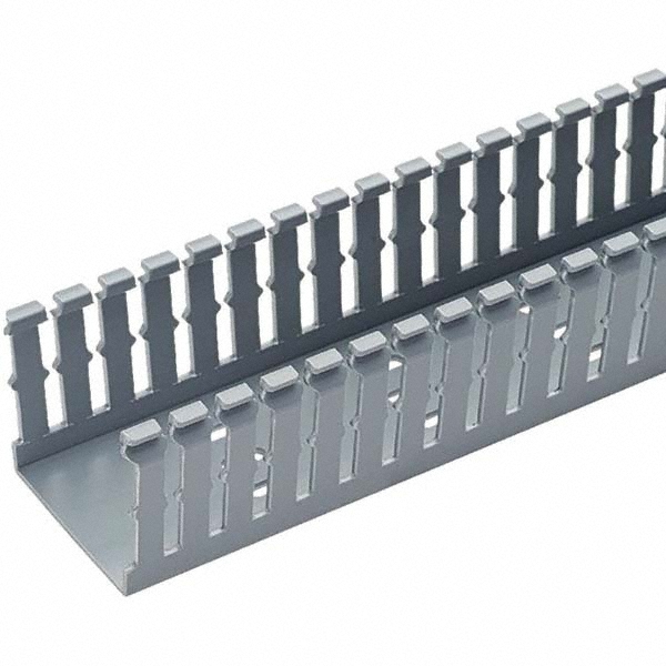 Panduit "Wire Duct: Slotted Wall, 4.1" High, Screw Mount" - F4X4LG6