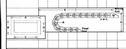 Igus 3 Ft. Long, Igumid G, Fixed Open Cable and Hose Carrier - 10-2-038-0 3'