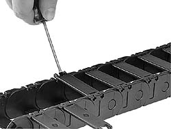 Igus 6 Ft. Long, Igumid G, Fixed Open Cable and Hose Carrier - 200-05-125