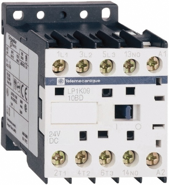 Schneider Electric IEC Contactor: 3 Poles, NC - LC1K0601U7